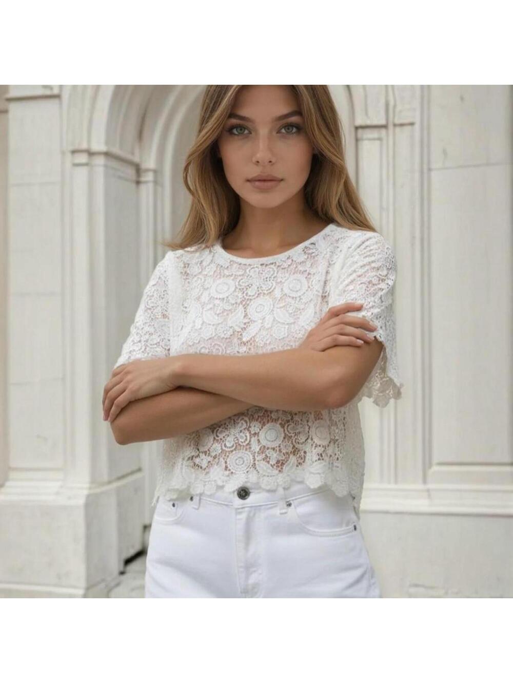 Women's White Blous